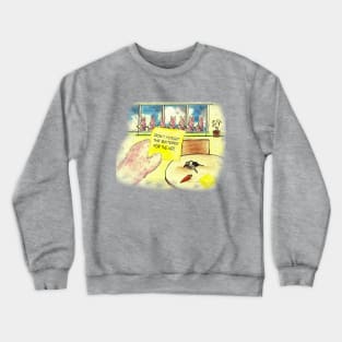 Kids batteries toy rabbits Crewneck Sweatshirt